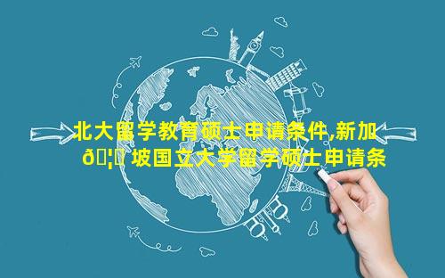 北大留学教育硕士申请条件,新加 🦍 坡国立大学留学硕士申请条件